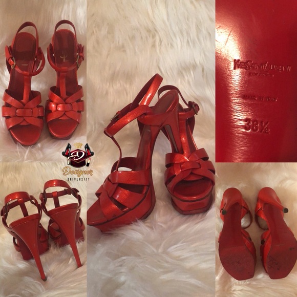 Plain patent leather YVES SAINT LAURENT TRIBUTES - Picture 2 of 2